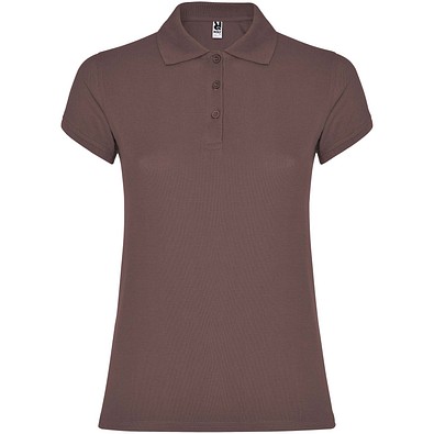 Star Poloshirt für Damen, Pale Red, 2XL