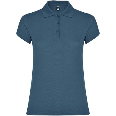 Star Poloshirt für Damen, Storm blue, M