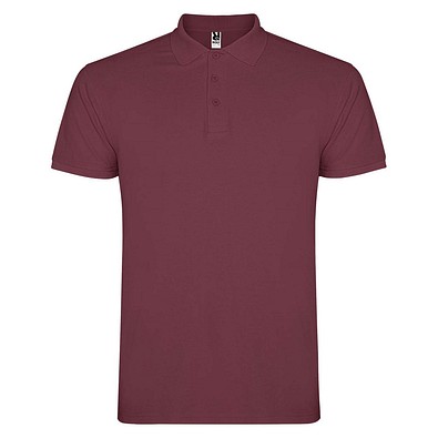 Star Poloshirt für Herren, Berry Red, L