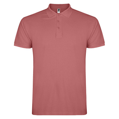 Star Poloshirt für Herren, Chrysanthemum Red, 3XL