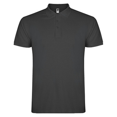 Star Poloshirt für Herren, Dark Lead, L