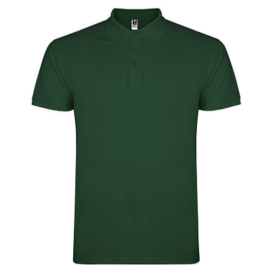 Star Poloshirt für Herren, dunkelgrün, M