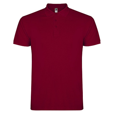 Star Poloshirt für Herren, Garnet, M