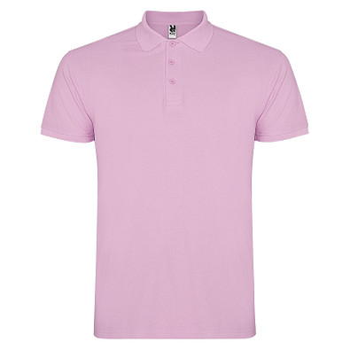 Star Poloshirt für Herren, hellrosa, 2XL