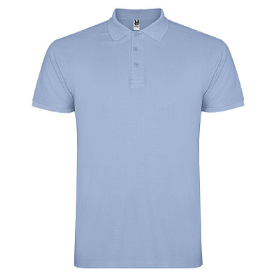Star Poloshirt für Herren, himmelblau, 3XL