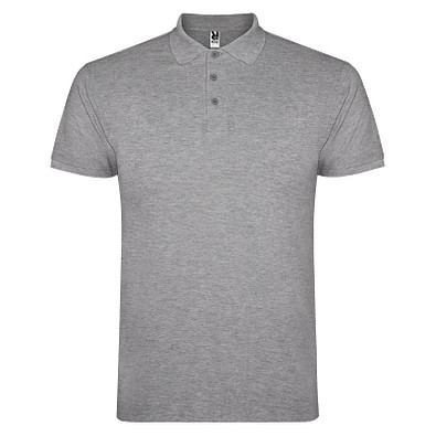 Star Poloshirt für Herren, Marl Grey, L