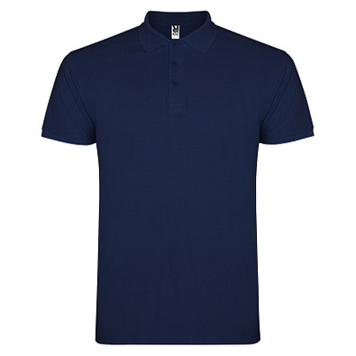 Star Poloshirt für Herren, Navy Blue, S
