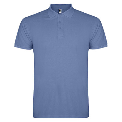 Star Poloshirt für Herren, Riviera Blue, L