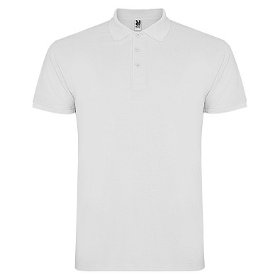 Star Poloshirt für Herren, weiss, 3XL