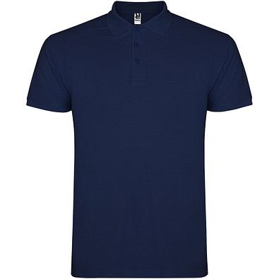 Star Poloshirt für Kinder, Navy Blue, 3/4