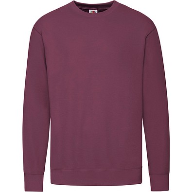 Sweatshirt Lightweight Set-In S Unisex, L, BORDEAUX