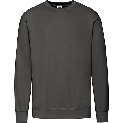 Sweatshirt Lightweight Set-In S Unisex, XL, DUNKELGRAU