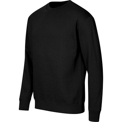 MALFINI Sweatshirt unisex Crew, 2XL, schwarz