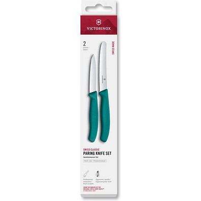 Swiss Classic, Gemüsemesser Set, 2tlg, grün