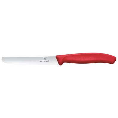 VICTORINOX Swiss Classic Tomaten- und Tafelmesser, chilli red