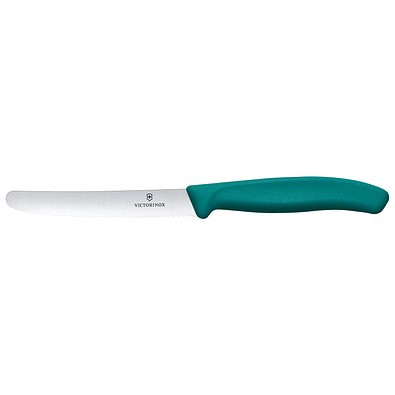 VICTORINOX Swiss Classic Tomaten- und Tafelmesser, kale green