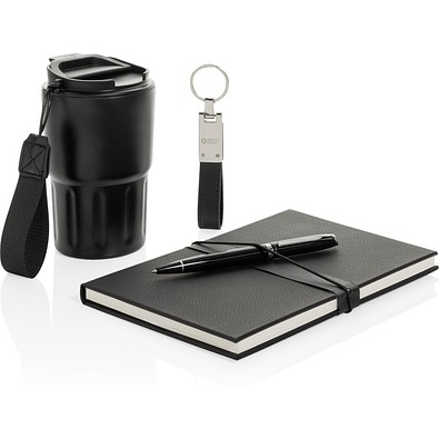 Swiss Peak RCS Deluxe Business-Set mit Becher, schwarz