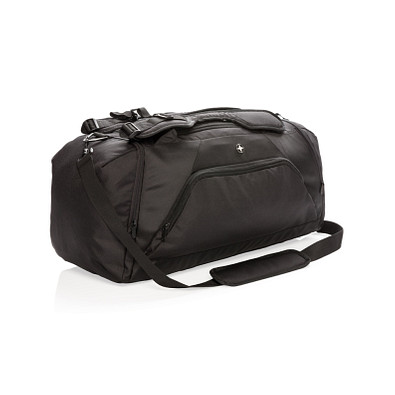 SWISS PEAK® Wochenend- Rucksacktasche RFID, schwarz