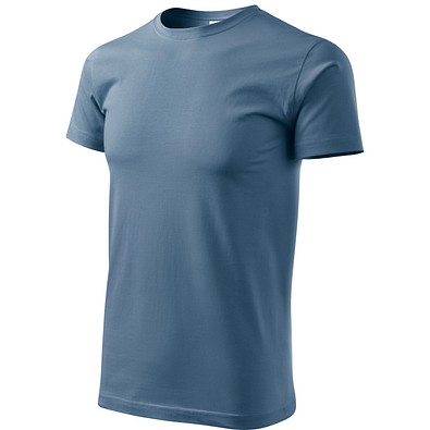 MALFINI T-Shirt Herren Basic, 4XL, denim