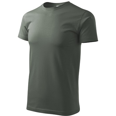 MALFINI T-Shirt Herren Basic, 4XL, dunkler schiefer