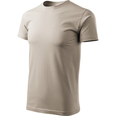 MALFINI T-Shirt Herren Basic, 4XL, eisgrau