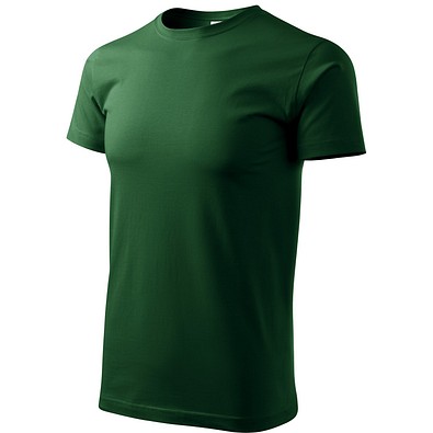 MALFINI T-Shirt Herren Basic, 4XL, flaschengrün