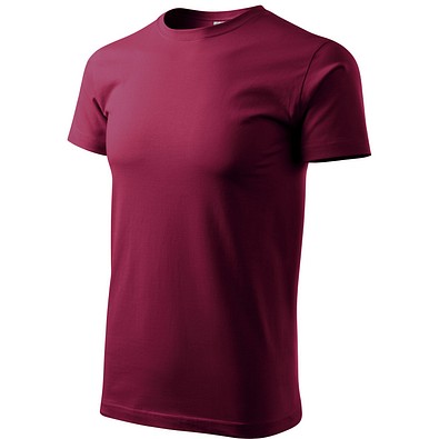 MALFINI T-Shirt Herren Basic, 4XL, garnet