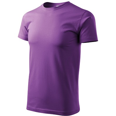 MALFINI T-Shirt Herren Basic, 4XL, lila