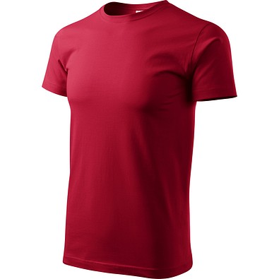 MALFINI T-Shirt Herren Basic, 4XL, marlbororot