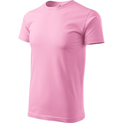 MALFINI T-Shirt Herren Basic, 4XL, rosa