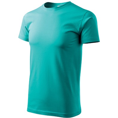 MALFINI T-Shirt Herren Basic, 4XL, smaragdgrün