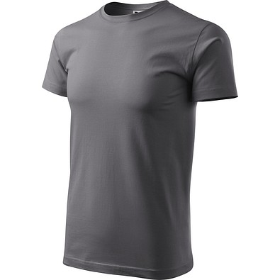 MALFINI T-Shirt Herren Basic, 4XL, stahlgrau