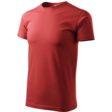 MALFINI T-Shirt Herren Basic, 4XL, weinrot