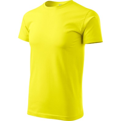 MALFINI T-Shirt Herren Basic, 4XL, zitronengelb