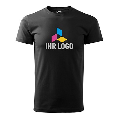 MALFINI T-Shirt Herren Basic, 4XL, schwarz