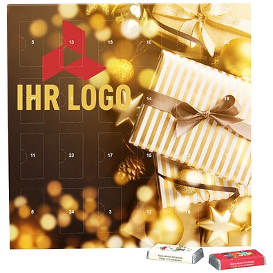 Täfelchen Adventskalender, Lindt Schokotäfelchen, Gold-Paket
