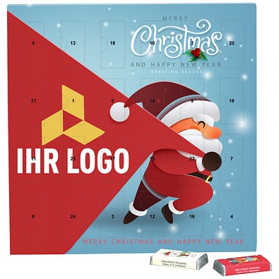Täfelchen Adventskalender, Lindt Schokotäfelchen, Little Santa