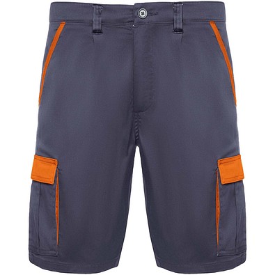 Tahoe Arbeitsshorts, 250 g/m2, blei/orange, XL