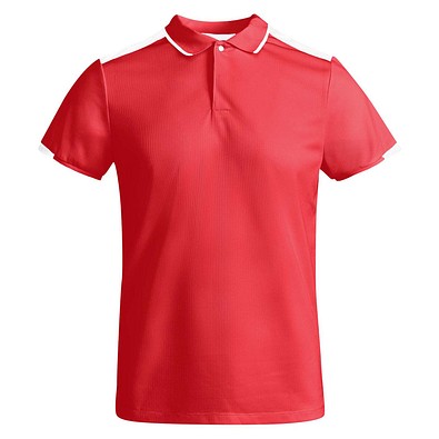 Tamil Sport Poloshirt für Herren, rot, S