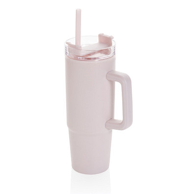 Tana Becher aus RCS recyceltem Kunststoff mit Griff 900ml, rosa