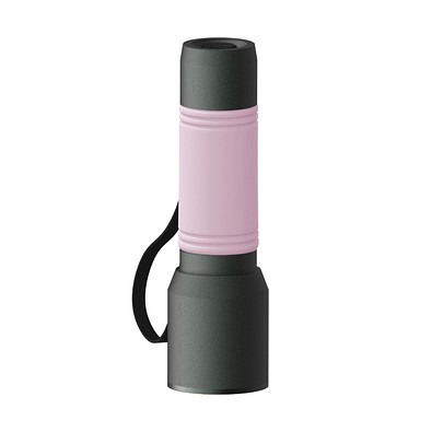 Taschenlampe REEVES-myFLASH 300, anthrazit/rosa