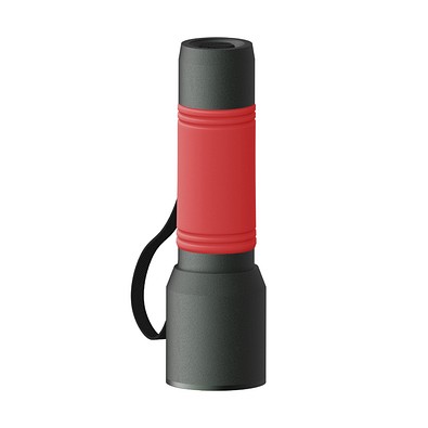 Taschenlampe REEVES-myFLASH 300, anthrazit/rot