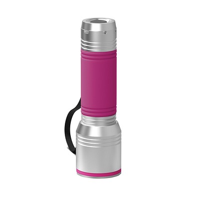 Taschenlampe REEVES-myFLASH 700, silber/magenta