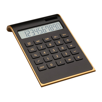reeves® Taschenrechner Valinda, schwarz/gold reeves® Taschenrechner Valinda, schwarz/gold