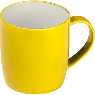 Tasse aus Keramik, 300 ml, gelb