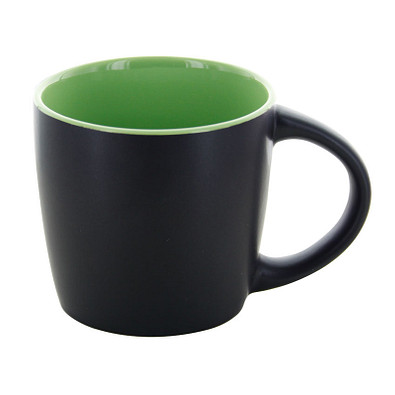 Tasse Ennia 250 ml, schwarz-grün
