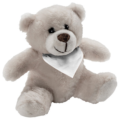 Teddybär Baby aus Plüsch, beige