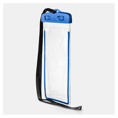 Telefon-Tasche DIVER,blau, transparent