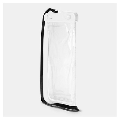 Telefon-Tasche DIVER,transparent, weiß