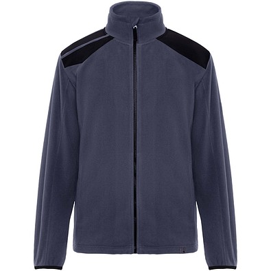Terrano Mikrofleecejacke, unisex, blei/schwarz, 2XL